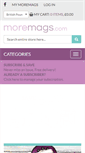 Mobile Screenshot of moremags.com